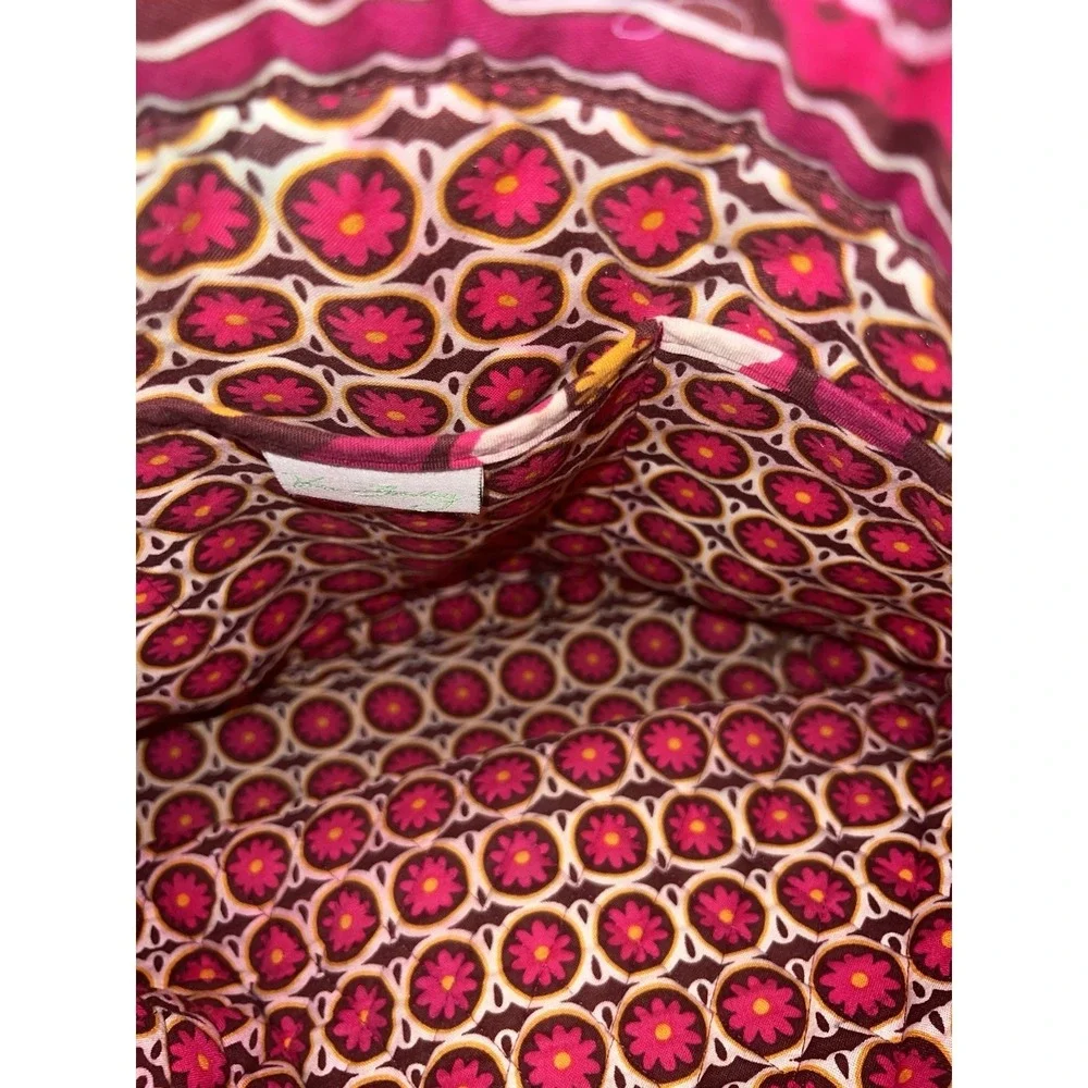Vera Bradley‎ Tote Toggle Quilted Shoulder Bag Purse Carnaby Floral W13.5xL12.5